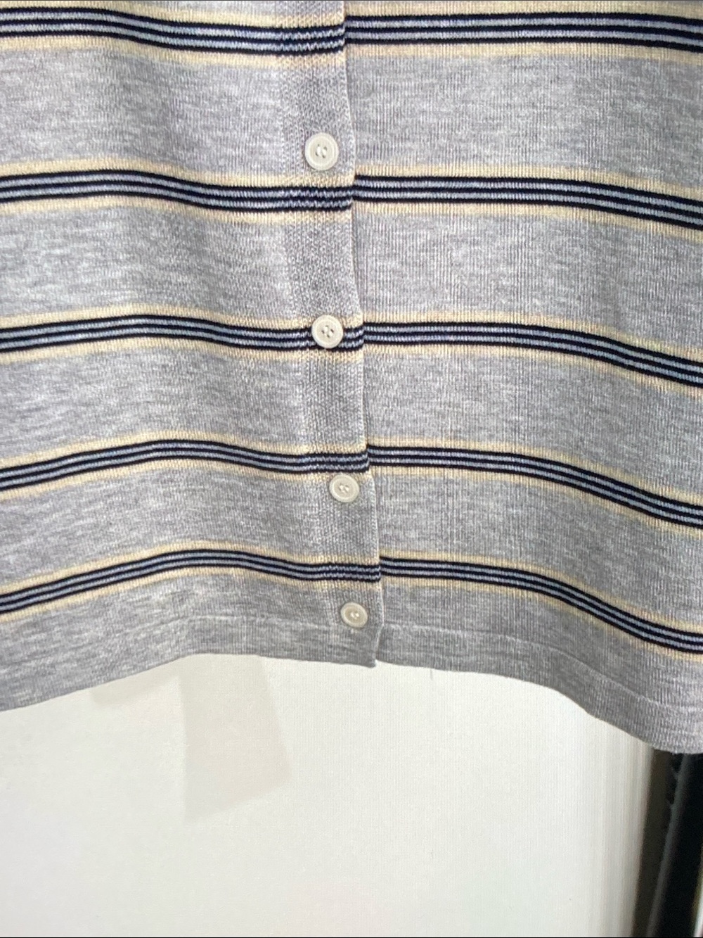 Miu Miu Stripe Knit Matching Set Cardigan + Tank Only Tried-On - Picture 4 of 8